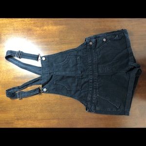 Hollister Denim Overall Shorts